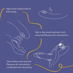 Womanizer OG Pleasure Air G 點吸啜震動按摩棒 淺紫色