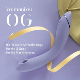 Womanizer OG Pleasure Air G 點吸啜震動按摩棒 淺紫色