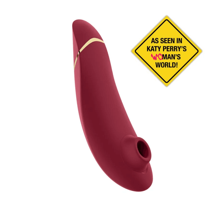 Womanizer Premium 2 陰蒂吸啜器 酒紅色
