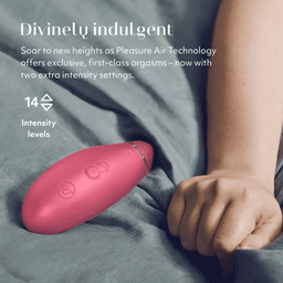 Womanizer Premium 2 陰蒂吸啜器 莓紅色