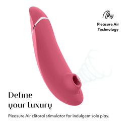 Womanizer Premium 2 陰蒂吸啜器 莓紅色