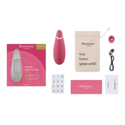 Womanizer Premium 2 陰蒂吸啜器 莓紅色