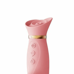 Zalo - Rose Rabbit Vibrator 吸吮震動棒 粉色