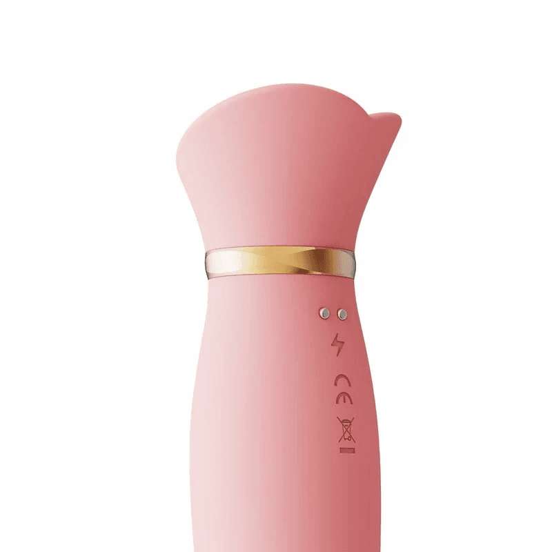 Zalo - Rose Rabbit Vibrator 吸吮震動棒 粉色