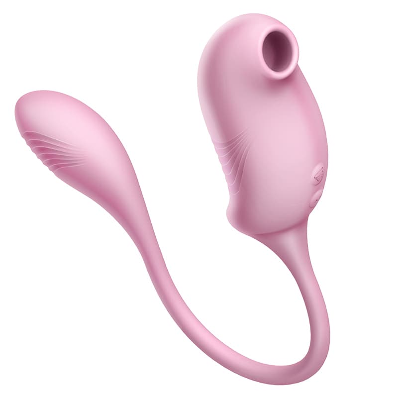 EROCOME Tucana 杜鵑座 吸啜+震動雙點刺激按摩器 - 粉紅色