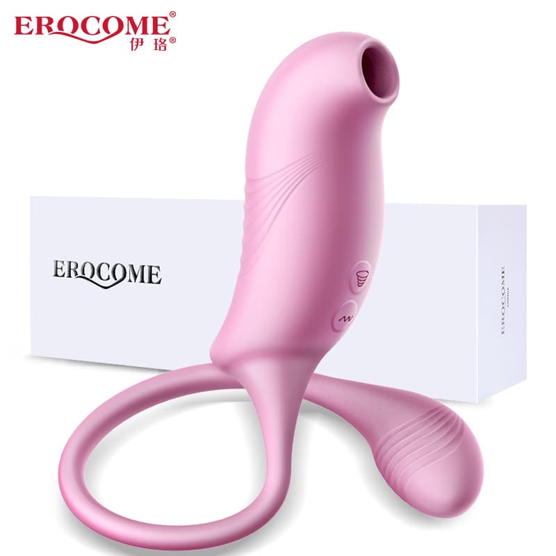 EROCOME Tucana 杜鵑座 吸啜+震動雙點刺激按摩器 - 粉紅色
