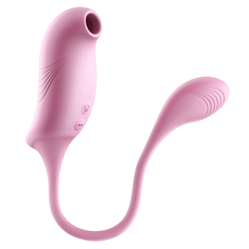 EROCOME Tucana 杜鵑座 吸啜+震動雙點刺激按摩器 - 粉紅色