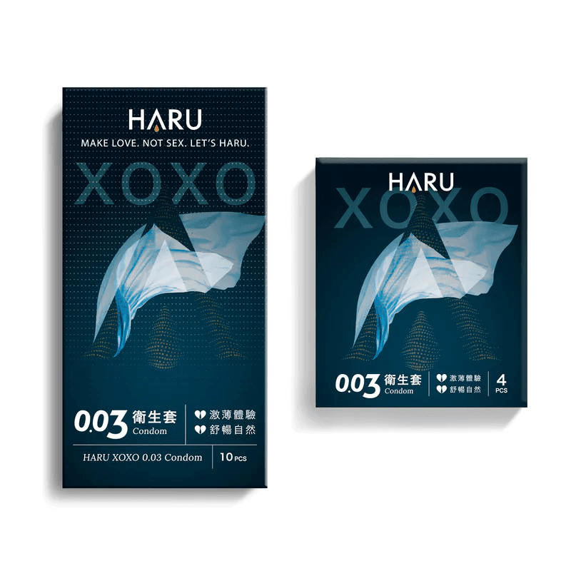HARU XOXO 0.03 舒暢激薄款 10 片裝 乳膠安全套