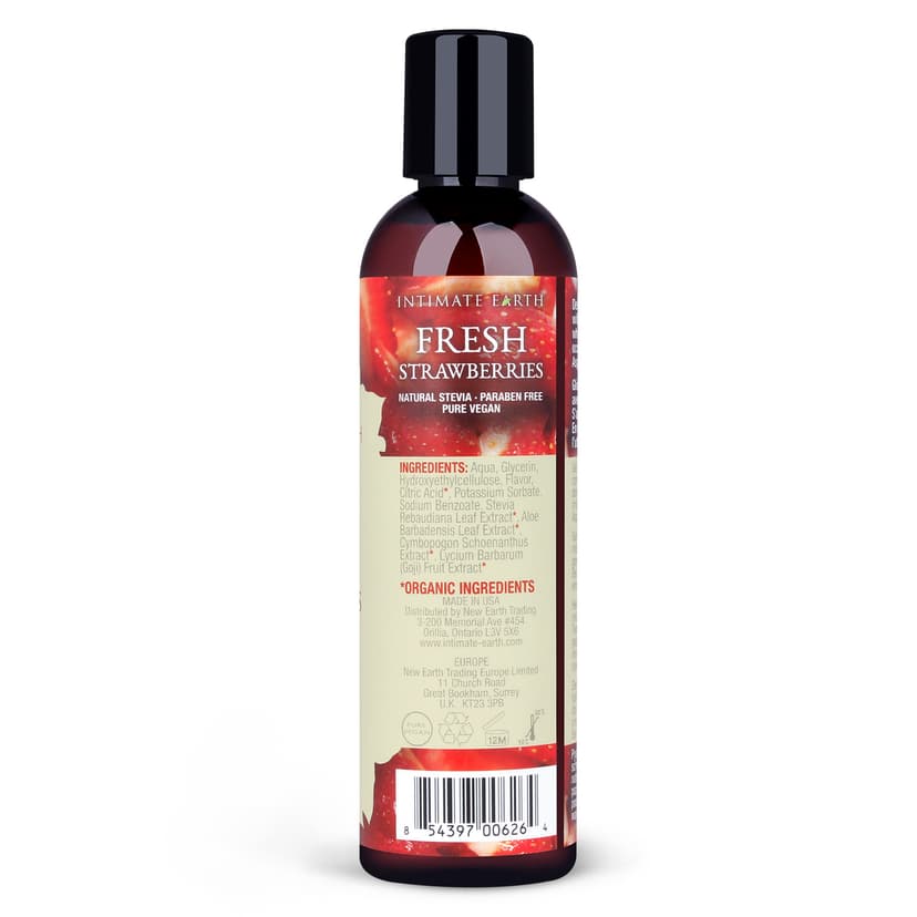 Intimate Earth - Fresh 有機果味口交潤滑液 草莓味 - 120ml