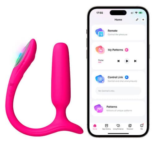 LOVENSE - Lush Anal 可APP控後庭震動器 - 粉色