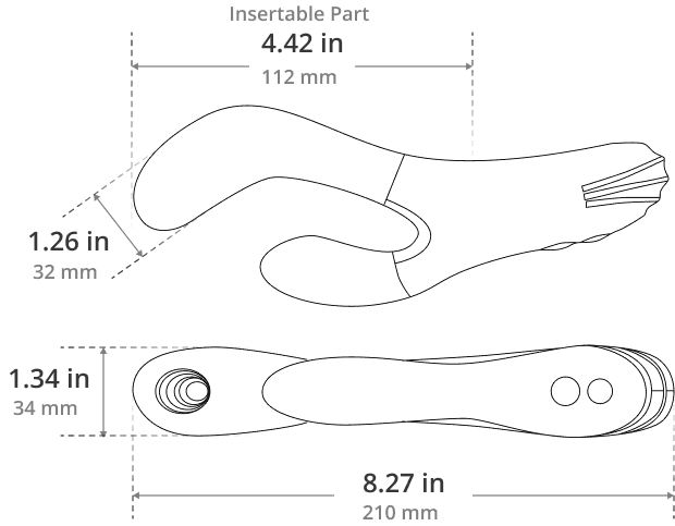 Lovense - Osci 3 可加熱智能兔耳按摩棒