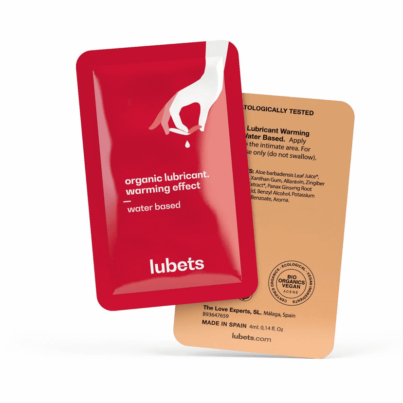 lubets: 天然有機 溫感水性潤滑液 十片隨身包