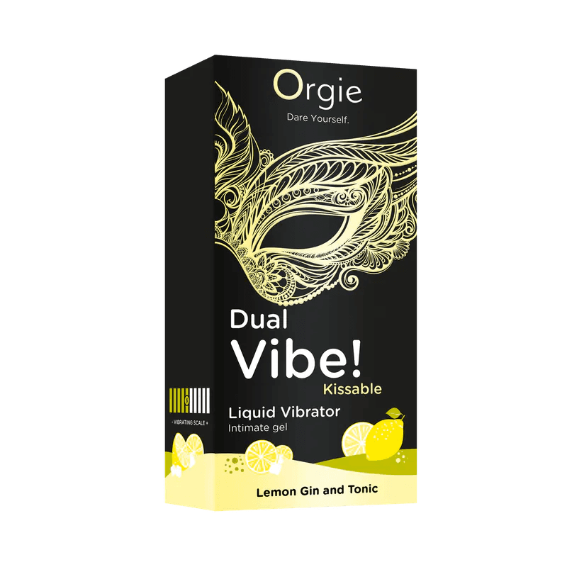 Orgie - Dual Vibe! 口交專用 冰火震震高潮液 (Lemon Gin and Tonic 口味)