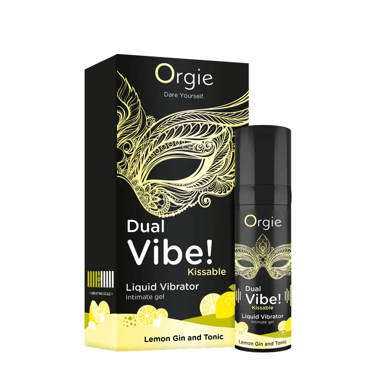 Orgie - Dual Vibe! 口交專用 冰火震震高潮液 (Lemon Gin and Tonic 口味)