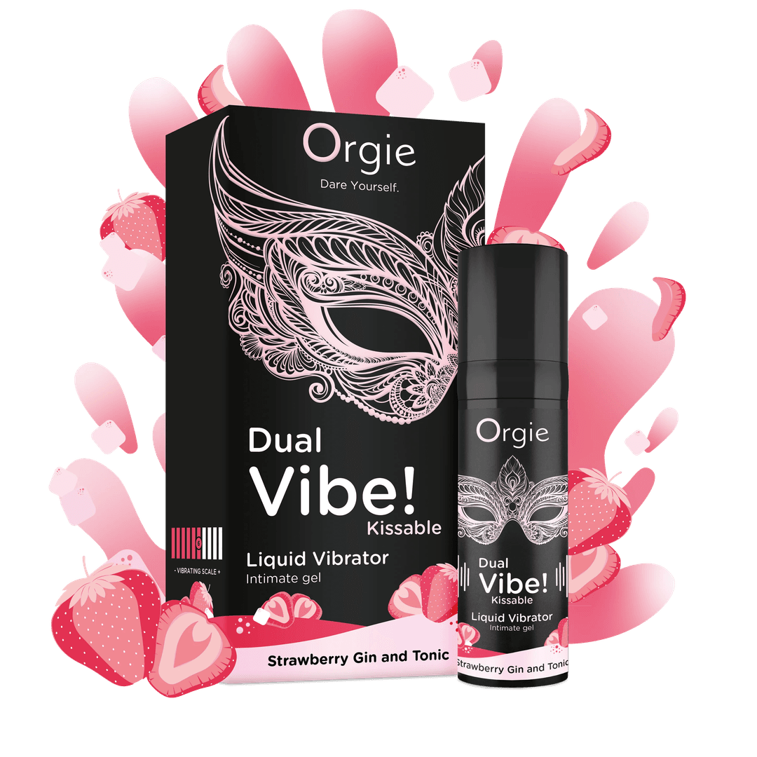 Orgie - Dual Vibe! 草莓琴湯尼味酥麻震感口交高潮凝膠 -15 ml