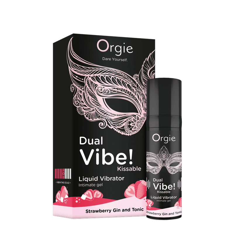 Orgie - Dual Vibe! 草莓琴湯尼味酥麻震感口交高潮凝膠 -15 ml