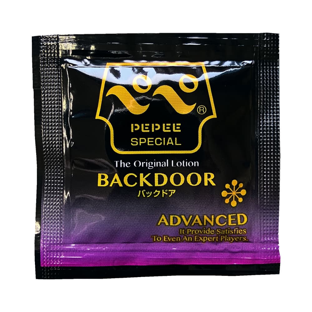 PEPEE - BACKDOOR 後庭特潤 水性潤滑液 (2片/5片/10片/24片)