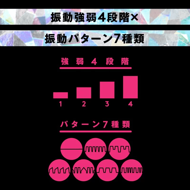 PxPxP 完全防水 超愛振動 DENMA 28 AV按摩棒 - 黑色