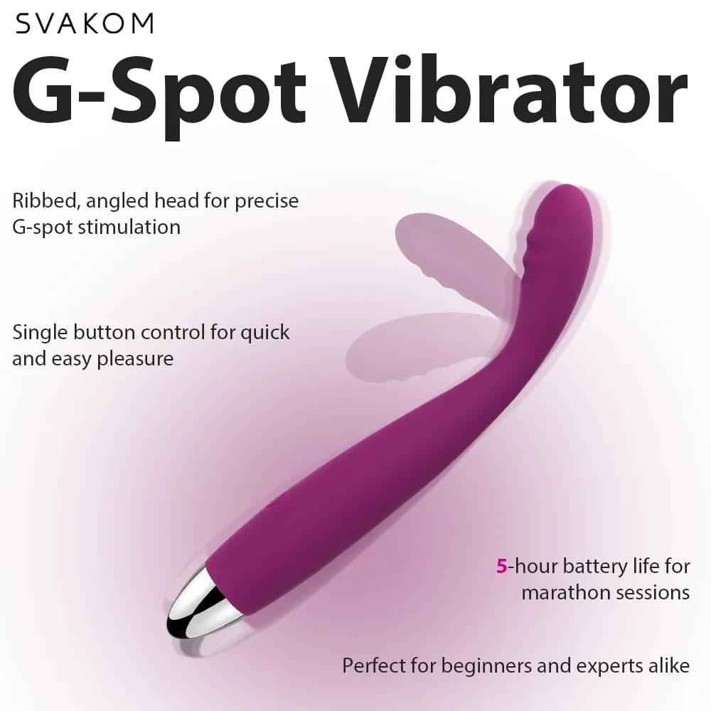 SVAKOM Upgraded Coco 纖細G點震動器(25×182mm)