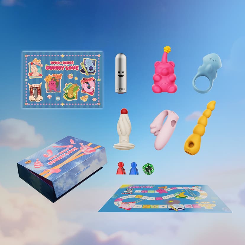 UPKO x UEROS Gummy Love 禮盒組(附飛行棋情侶遊戲)