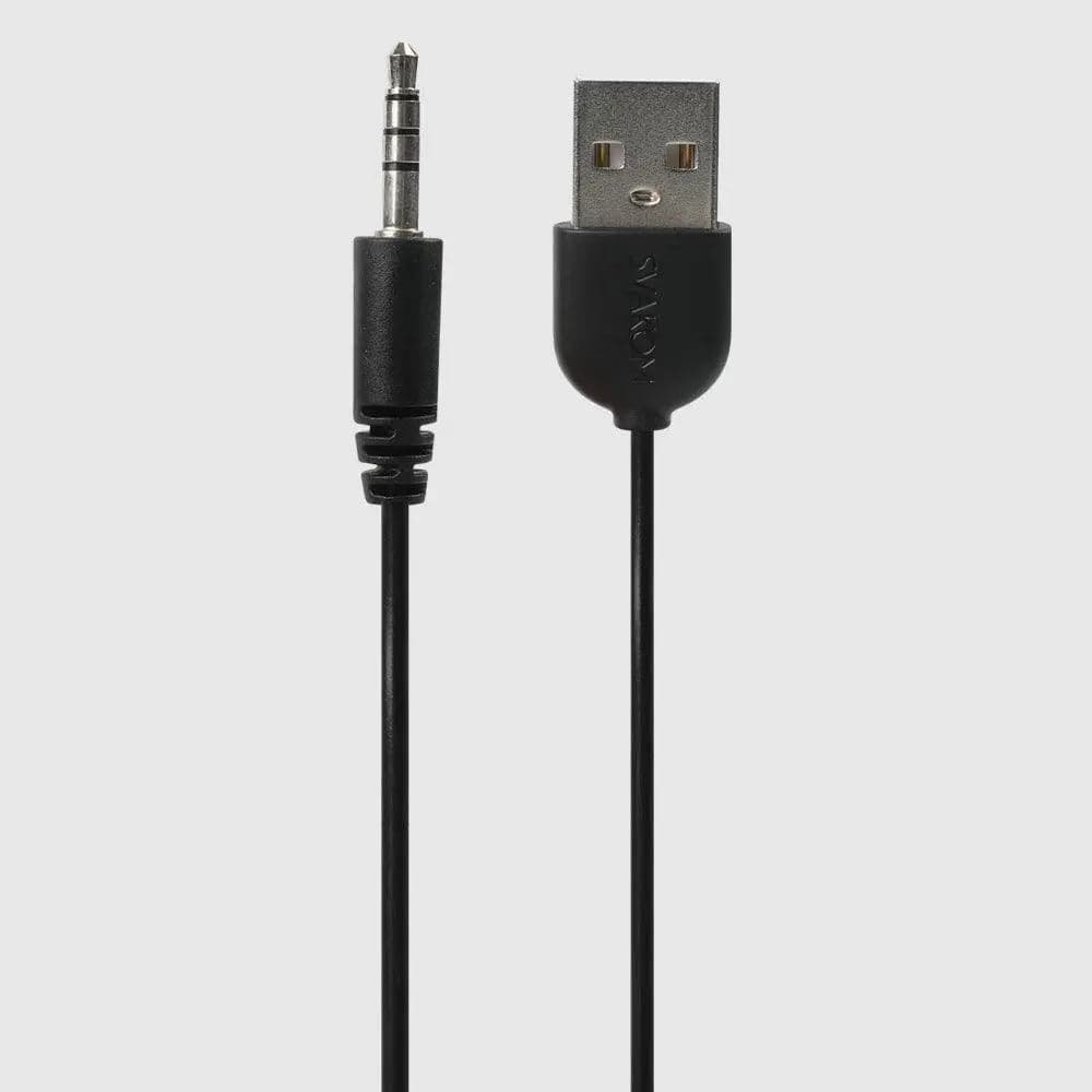 SVAKOM USB-A 轉 3.5mm充電線(黑色)