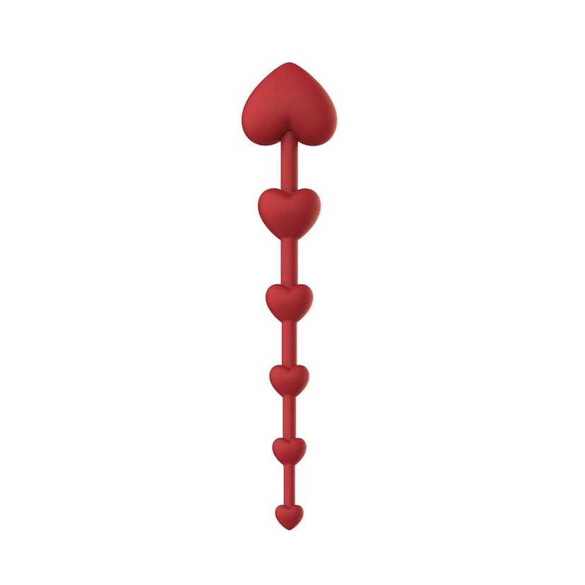UPKO Heart Anal Beads 心形後庭拉珠