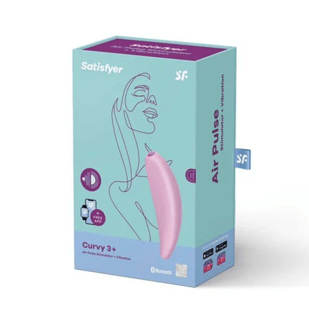 Satisfyer Curvy 3+ 智能吸啜震動器 粉紅色