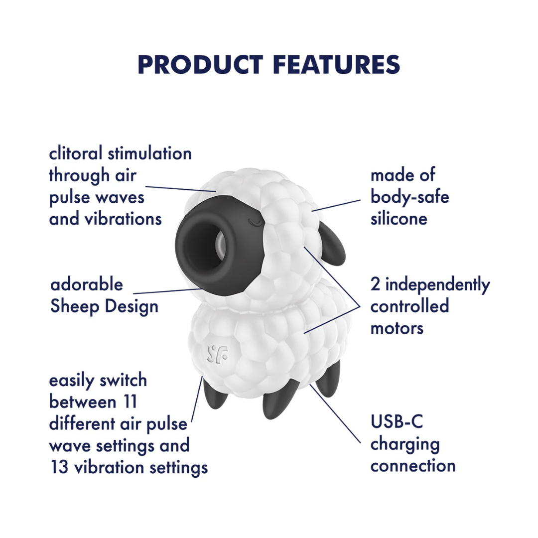 Satisfyer - Dreamy Sheep 小綿羊吸吮震動器