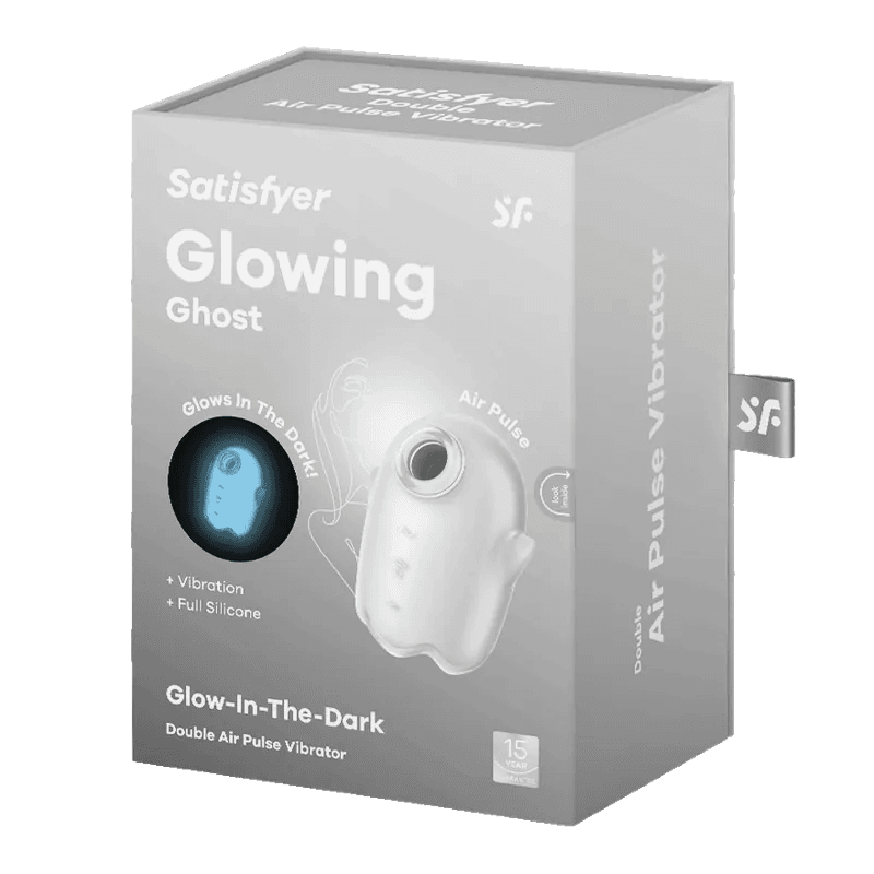 Satisfyer - Glowing Ghost 發光吸吮陰蒂震動器 白色