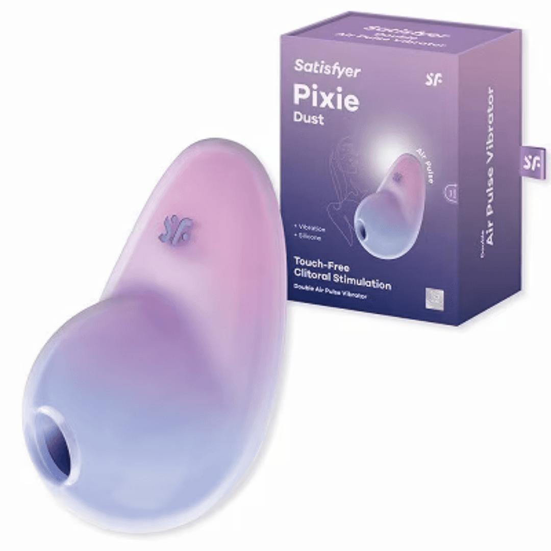 Satisfyer - Pixie Dust 空氣脈衝吸啜與震動陰蒂刺激器 紫粉色