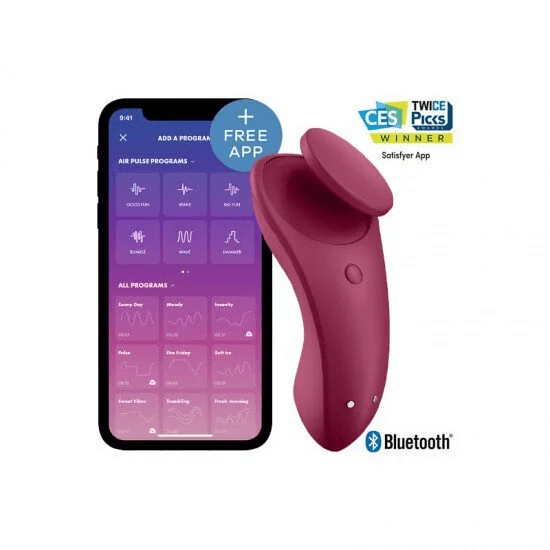 Satisfyer Sexy Secret Red 手機遙控內褲震動器