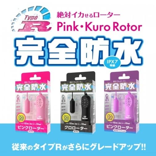 SSI Japan - Kuro Rotor Type-R 迷你有線震蛋 - 黑色