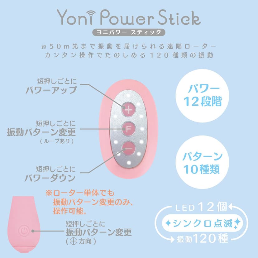 SSI Japan - 無線遙控震蛋 長條型 - 粉紅色