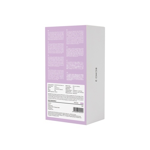 SVAKOM - ECHO 2 智能可加熱手指震動器(藍色/粉色)