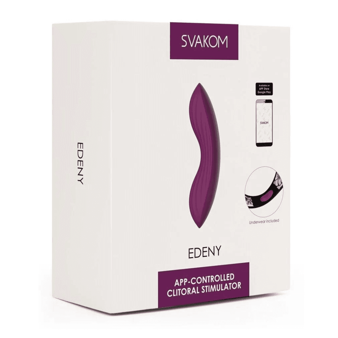 SVAKOM - Edeny APP控制穿戴式陰蒂震動器 紫色