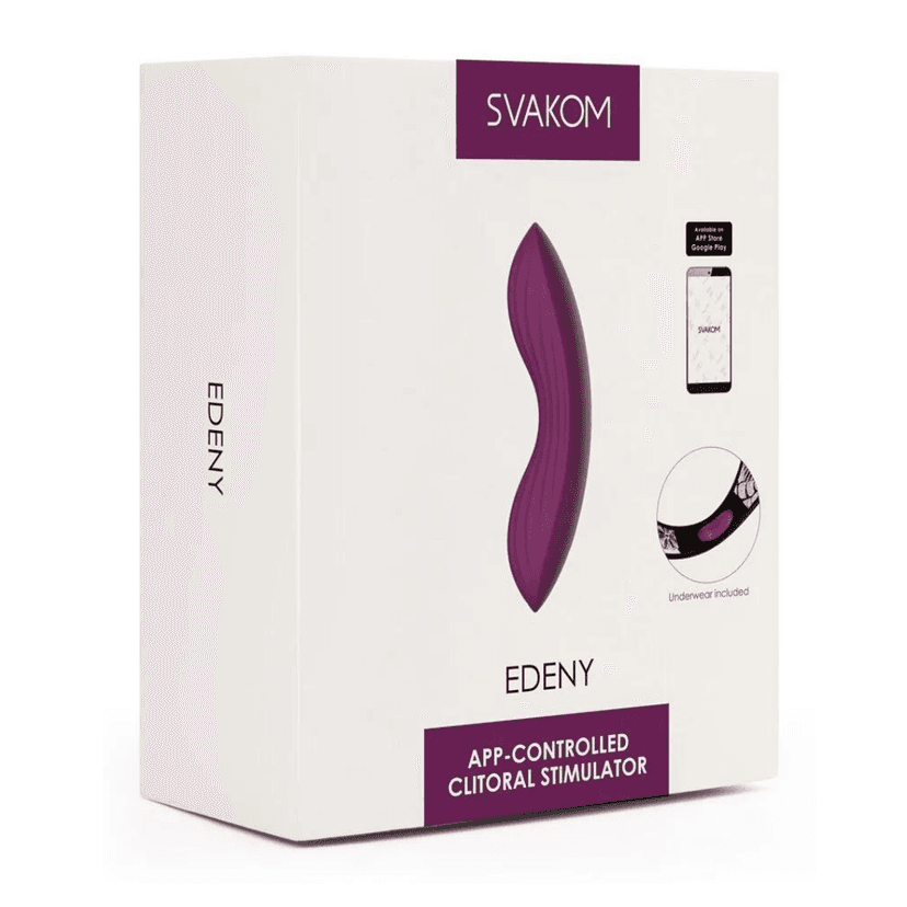 SVAKOM - Edeny APP控制穿戴式陰蒂震動器 紫色