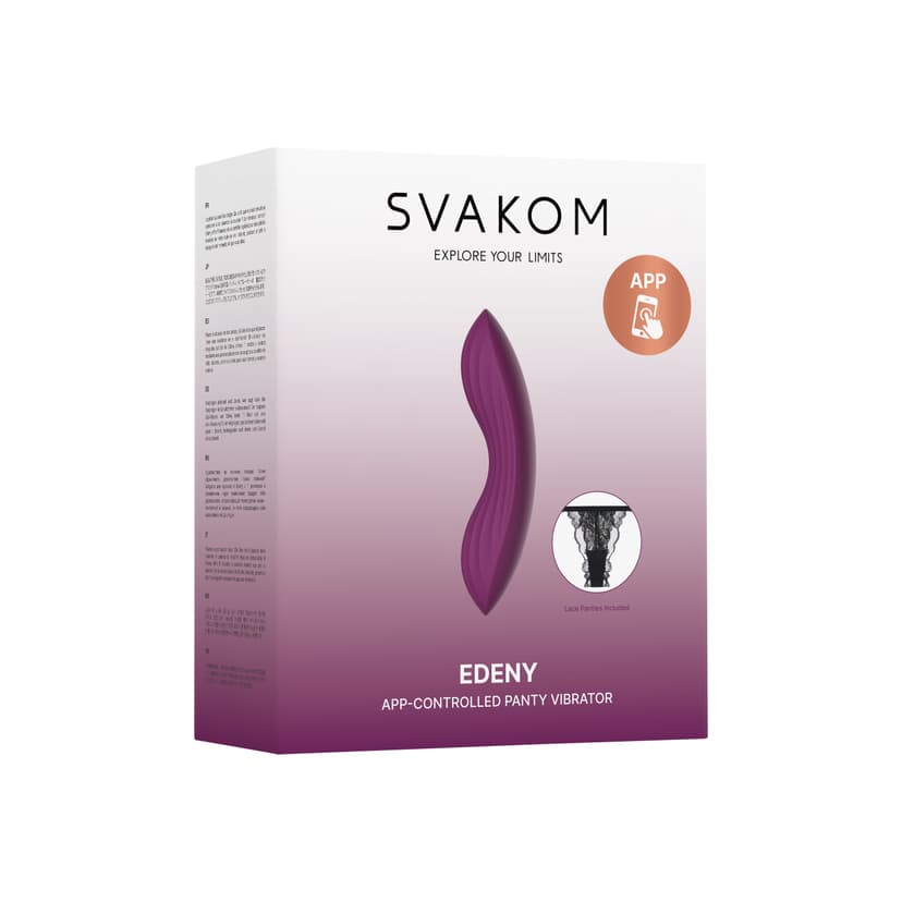 SVAKOM - Edeny APP控制穿戴式陰蒂震動器 紫色