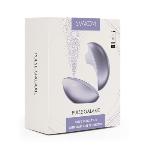 SVAKOM Pulse Galaxie 智能陰蒂吸吮震動器(紫丁香/午夜黑)