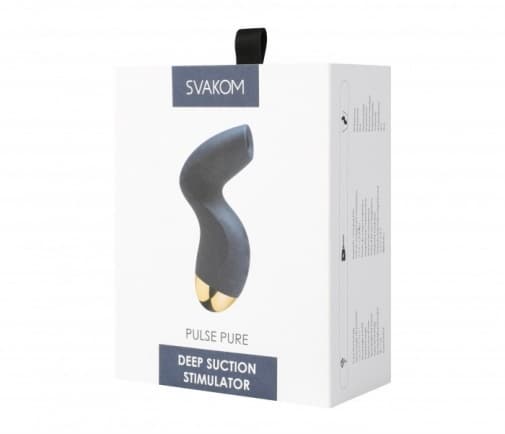 SVAKOM Pulse Pure 陰蒂吸啜器 - 淡粉色/深藍色