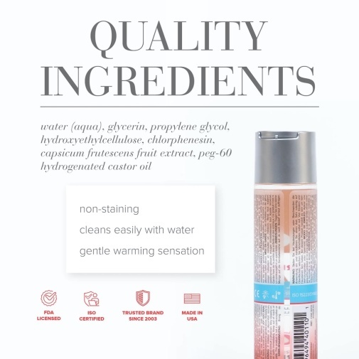 System Jo - H2O 暖感水性後庭潤滑劑 - 120ml