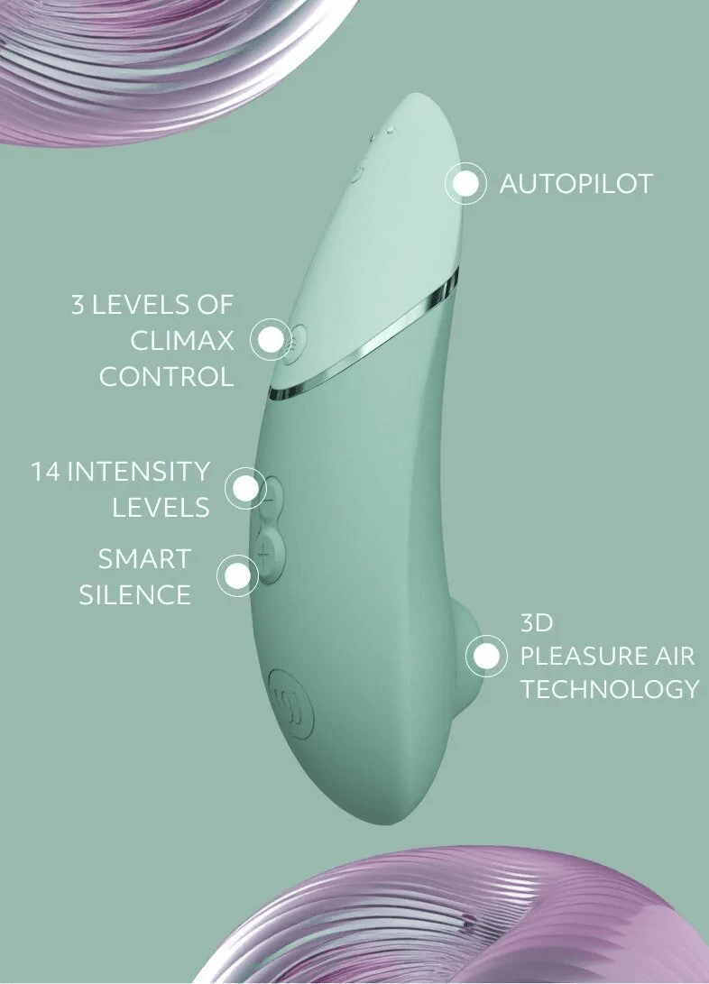 Womanizer Next 3D Pleasure Air 陰蒂吸啜器 (淺綠/黑色/深紫)