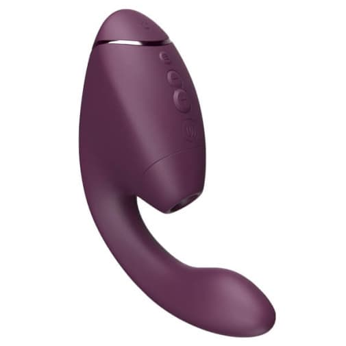Womanizer - Next Duo 3D 陰蒂吸啜及G點按摩器 (暗粉/暗紫/黑色)