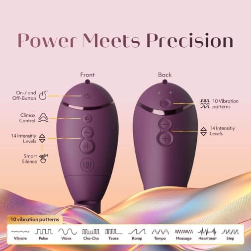 Womanizer - Next Duo 3D 陰蒂吸啜及G點按摩器 (暗粉/暗紫/黑色)