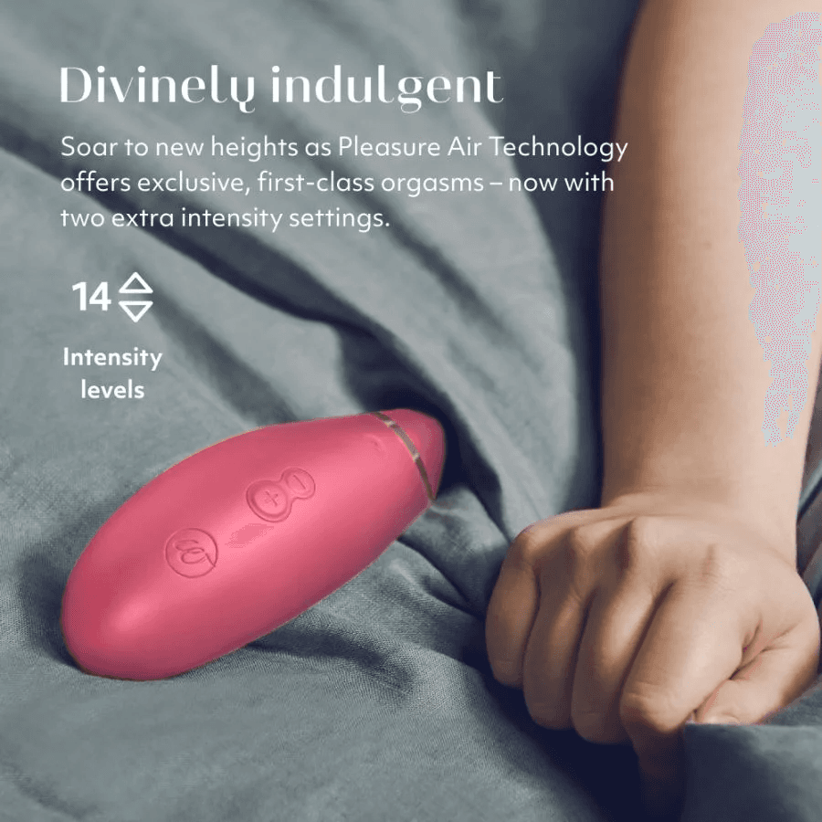 Womanizer Premium 2 陰蒂吸啜器 莓紅色