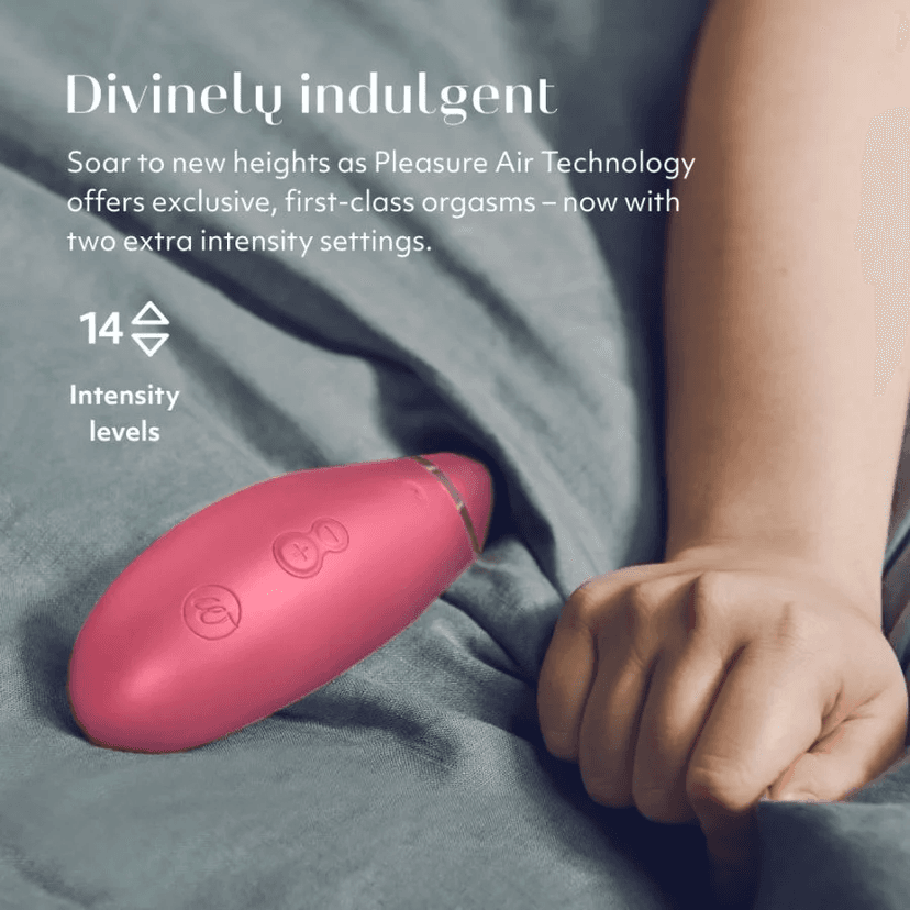 Womanizer Premium 2 陰蒂吸啜器 莓紅色