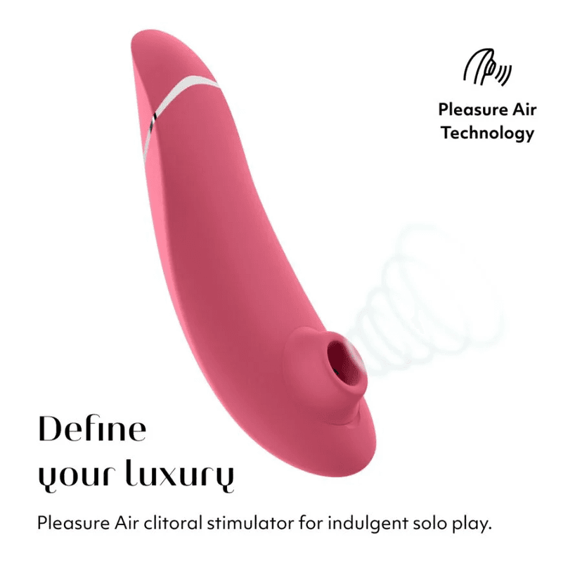 Womanizer Premium 2 陰蒂吸啜器 莓紅色