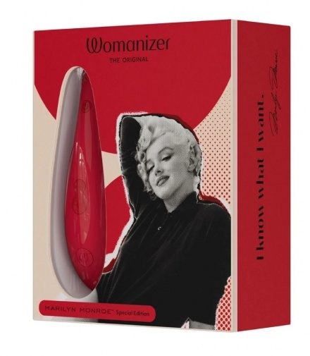 Womanizer 瑪麗蓮夢露特別版 Classic 2 陰蒂吸啜器 - 鮮紅色